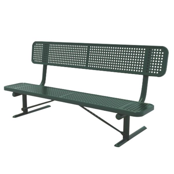 Park benches with steel frame PAC-21902